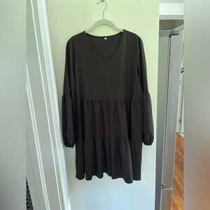 Amazon Essentials Size L Black Dress